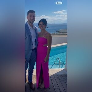 Xscape Pink Maxi Dress